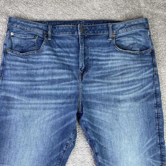 American Eagle AirFlex Move-Free Athletic Jeans 42X29 Stretch Blue Denim - Picture 2 of 12